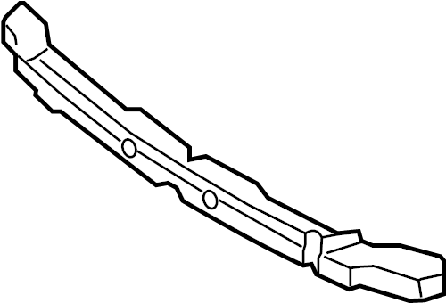 View 6L9Z17C882AB Bumper Cover Reinforcement Full-Sized Product Image