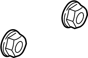 View N804178S437 Nut. Alternator.  Full-Sized Product Image