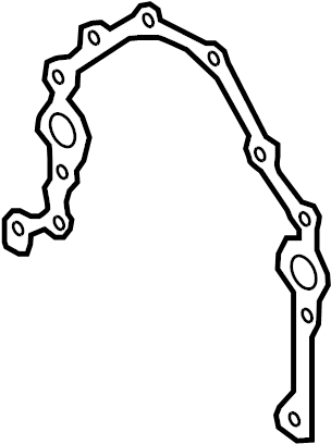 View 1L2Z6020AA Engine Timing Cover Gasket (Front) Full-Sized Product Image
