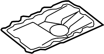 View 5R3Z6675AA Engine Oil Pan (Lower) Full-Sized Product Image