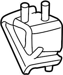 View 7A2Z6038D Engine Mount (Front, Rear) Full-Sized Product Image