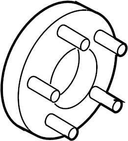 View 2L2Z1107AA Wheel Lug Stud Full-Sized Product Image