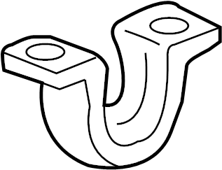 View 6L2Z5486AA Suspension Stabilizer Bar Bracket Full-Sized Product Image