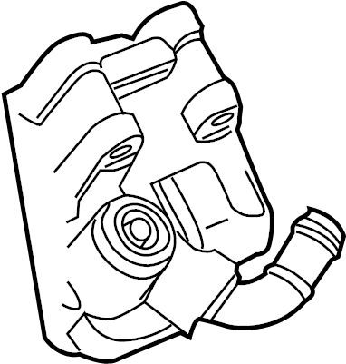 View 4L2Z3A674AARM Power Steering Pump Full-Sized Product Image