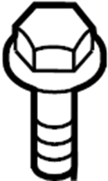 View N811483S102 Rail. Screw. Bolt. Roof. Carrier.  Full-Sized Product Image