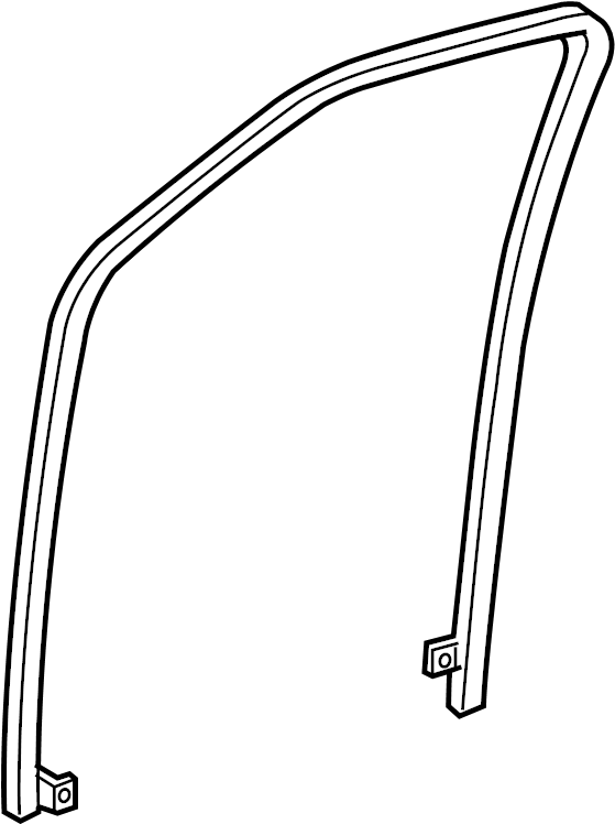 View 8L2Z7821597AA Window Channel (Front, Upper) Full-Sized Product Image