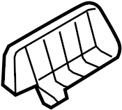 View 6L2Z17C412AA Seal. Motor. Wiper. Glass.  Full-Sized Product Image