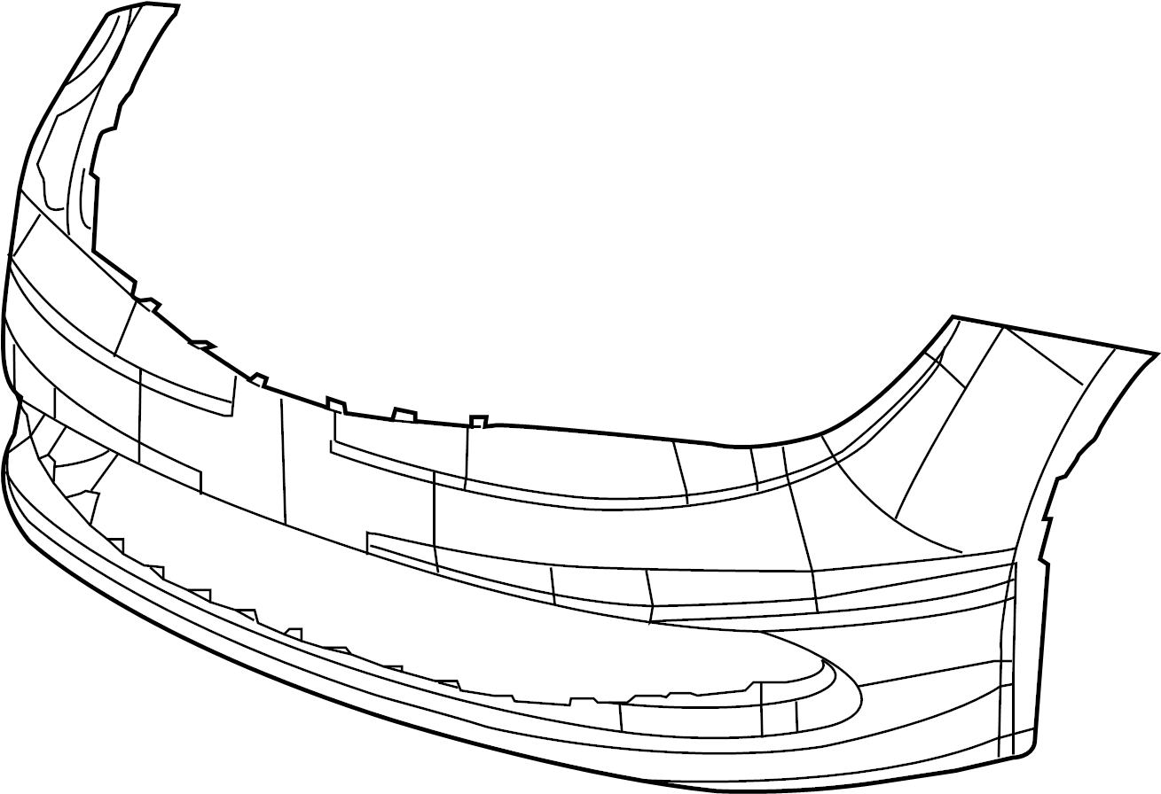 View 68312409AB Bumper Cover (Front, Upper, Lower) Full-Sized Product Image