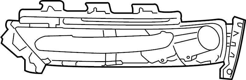 View 68231615AA Fog Light Trim Full-Sized Product Image