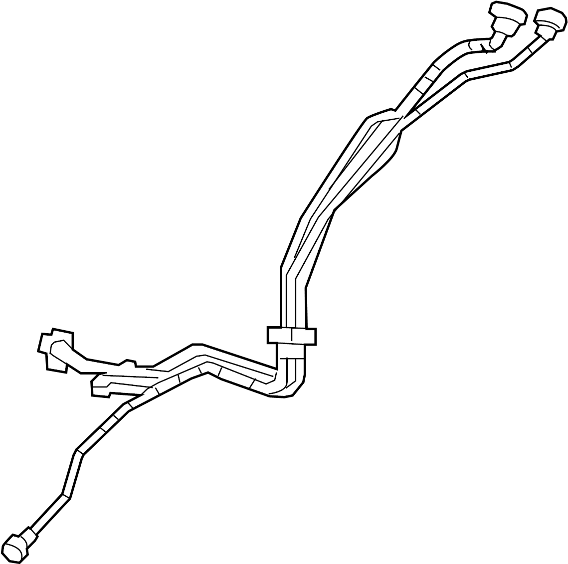 Chrysler 300 evaporative emissions system lines 68410807ac mopar
