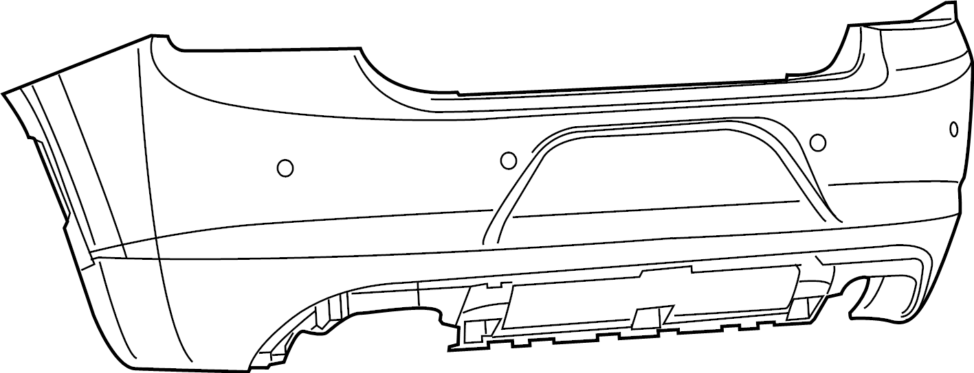 View 5RK97TZZAD Bumper Cover (Rear, Upper, Lower) Full-Sized Product Image