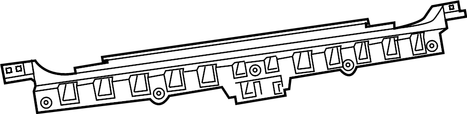 View 68226564AB Bumper Cover Support Rail Full-Sized Product Image