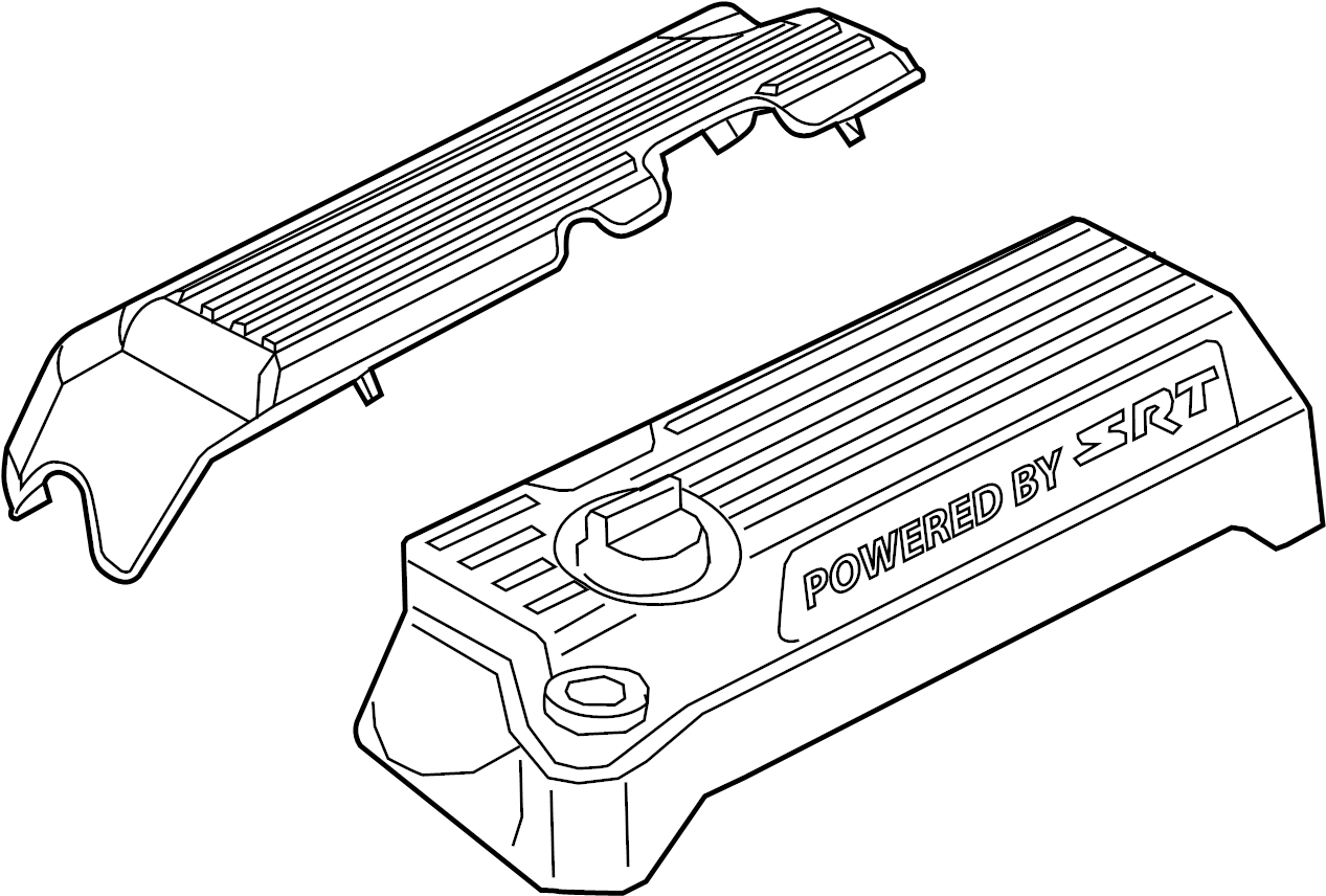 View 5281359AA Engine Cover Full-Sized Product Image