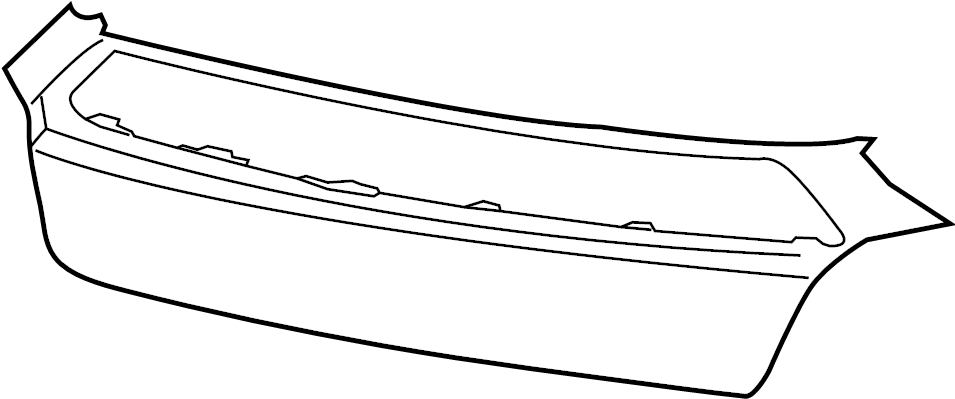 View 1UT51TZZAA Grille Molding (Upper, Lower) Full-Sized Product Image
