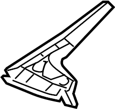 View 68088487AB Cowl Panel Reinforcement Full-Sized Product Image