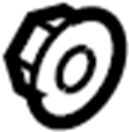 View 6104711AA Nut. Arm. (Rear, Lower) Full-Sized Product Image