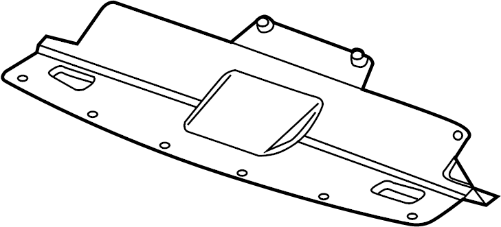 View 68142981AA Radiator Support Access Cover (Upper) Full-Sized Product Image