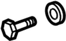 View 6510763AA Bolt. Engine. CRANKSHAFT. Damper.  Full-Sized Product Image
