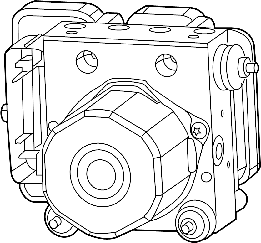 View 68617653AA ABS Control Module Full-Sized Product Image