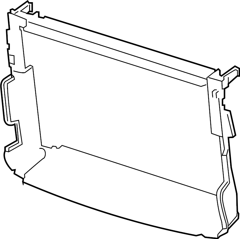View 68260328AA Engine Cooling Fan Shroud Full-Sized Product Image