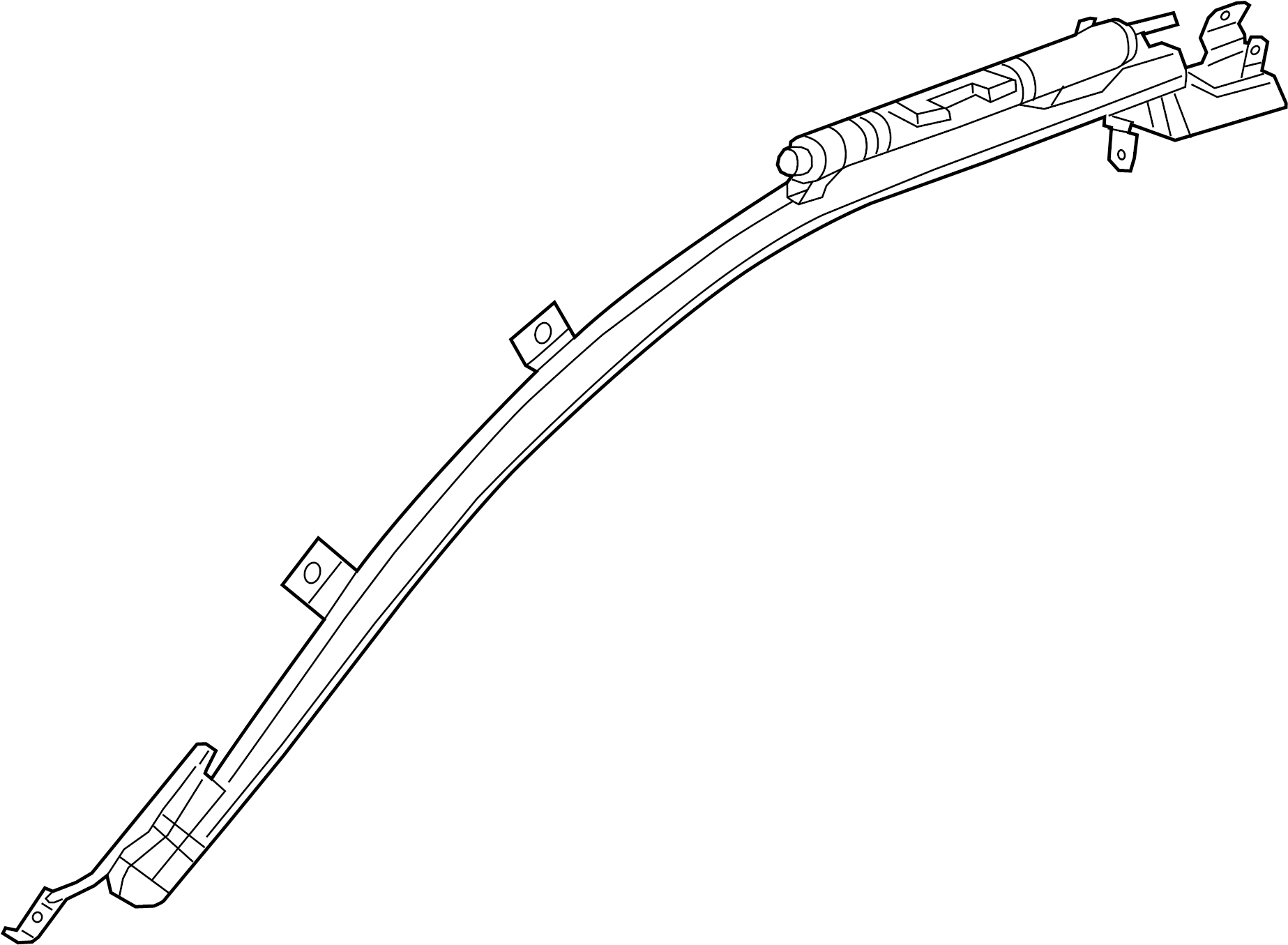 View 68240099AE Curtain Air Bag Full-Sized Product Image