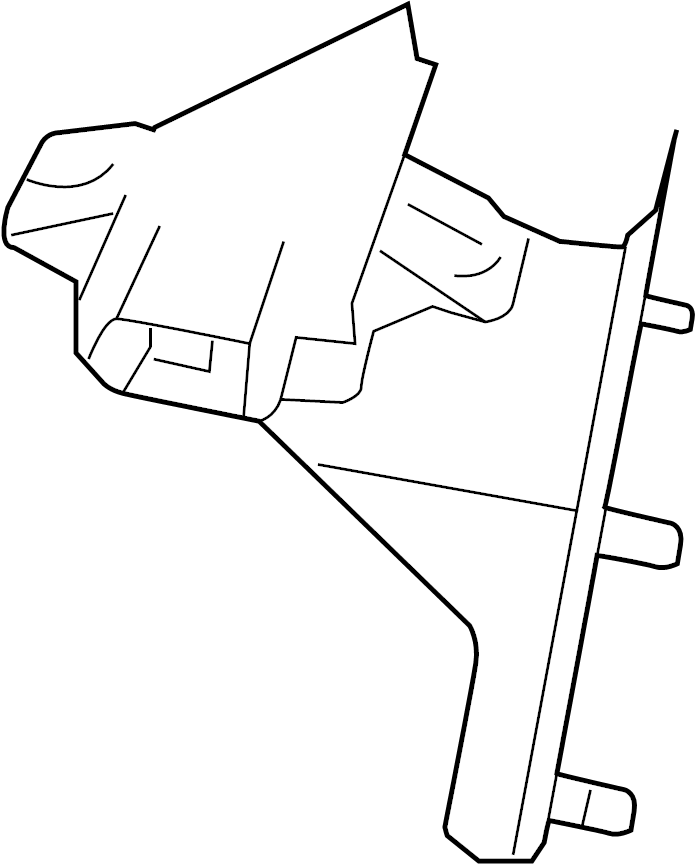 View 4K0907249A Tire Pressure Monitoring System (TPMS) Receiver Bracket Full-Sized Product Image