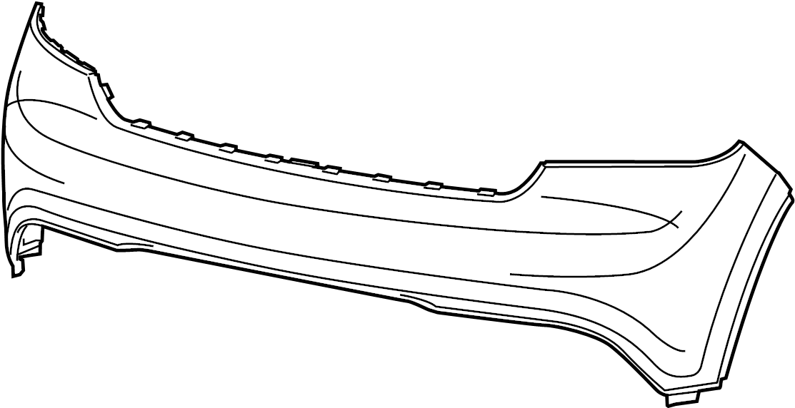 View 1XV03TZZAD Bumper Cover (Front, Upper) Full-Sized Product Image