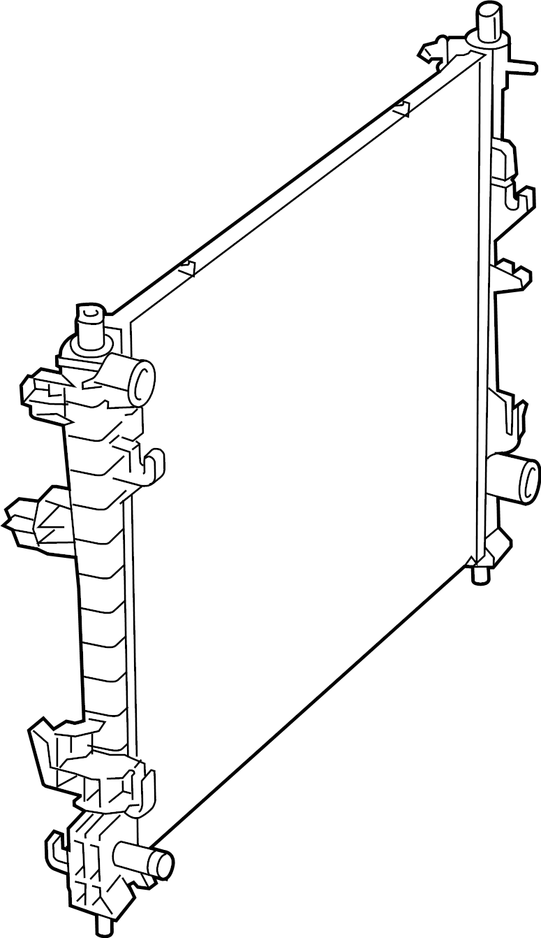 View 68480071AC Radiator Full-Sized Product Image