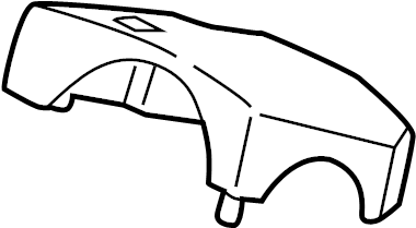 View 5GE09BD1AD Steering Column Cover (Upper, Lower) Full-Sized Product Image
