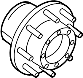 View 68049110AA Wheel Lug Stud Full-Sized Product Image