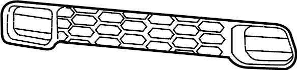 View 68384294AA Grille (Lower) Full-Sized Product Image