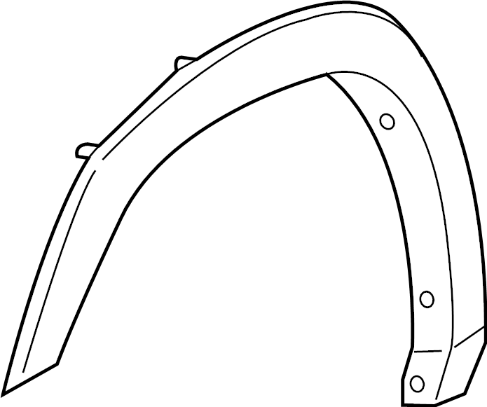 View 6MS44TZZAC Fender Flare Full-Sized Product Image