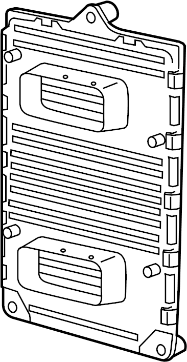 View 68259127AB Engine Control Module (ECM) Full-Sized Product Image
