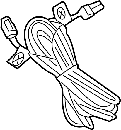 View 5137540AA Parking Aid System Wiring Harness Full-Sized Product Image