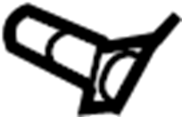 View 6036726AA Seat Belt Lap and Shoulder Belt Bolt (Rear, Upper) Full-Sized Product Image