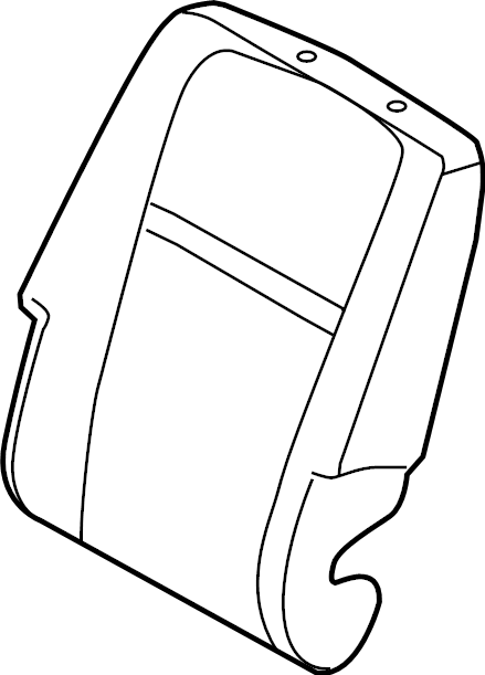 View 68377025AA Seat Back Cushion Full-Sized Product Image
