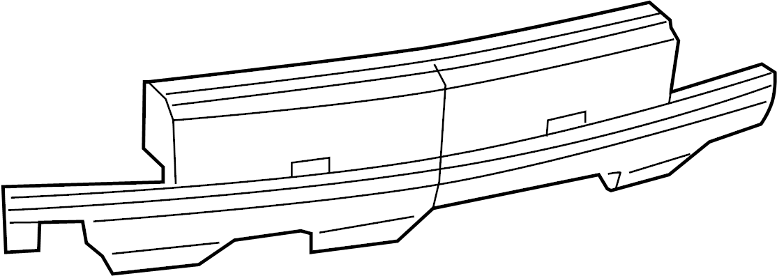 View 68081285AA Bumper Impact Absorber (Rear) Full-Sized Product Image