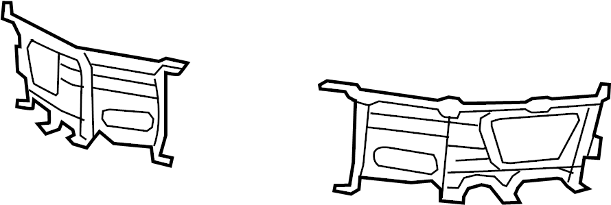 View 68056631AA Bumper Face Bar Mount (Lower) Full-Sized Product Image