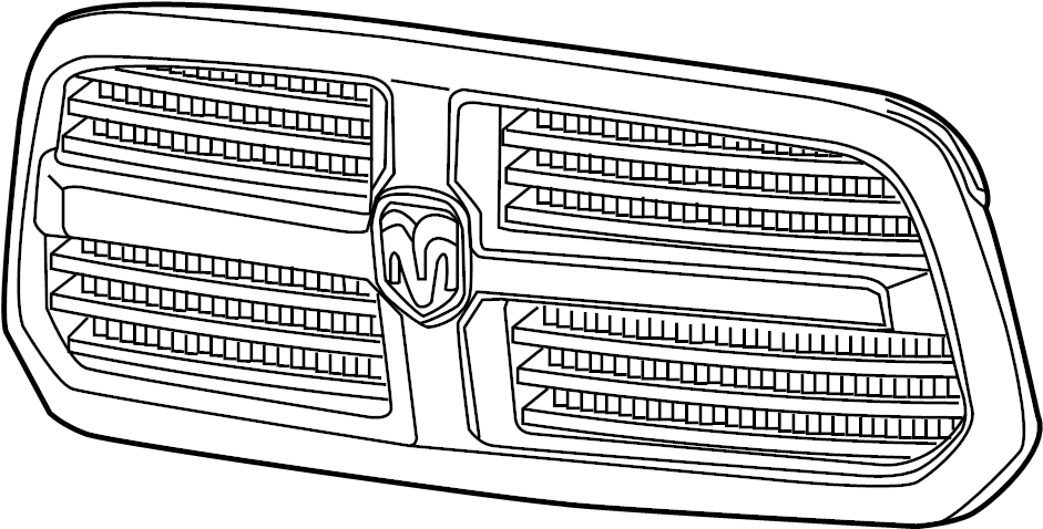 View 68094301AC Grille (Lower) Full-Sized Product Image