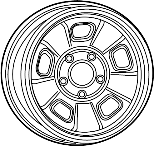 View 68089775AB Wheel Full-Sized Product Image