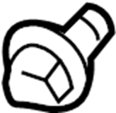 View 6510892AA Bumper. Bolt. Screw. Bar. Impact.  Full-Sized Product Image