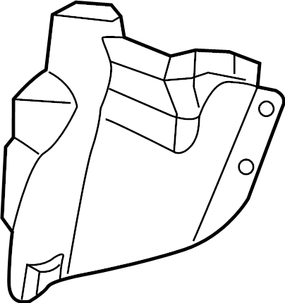 View 68275909AA Fender Liner Extension (Front, Upper) Full-Sized Product Image