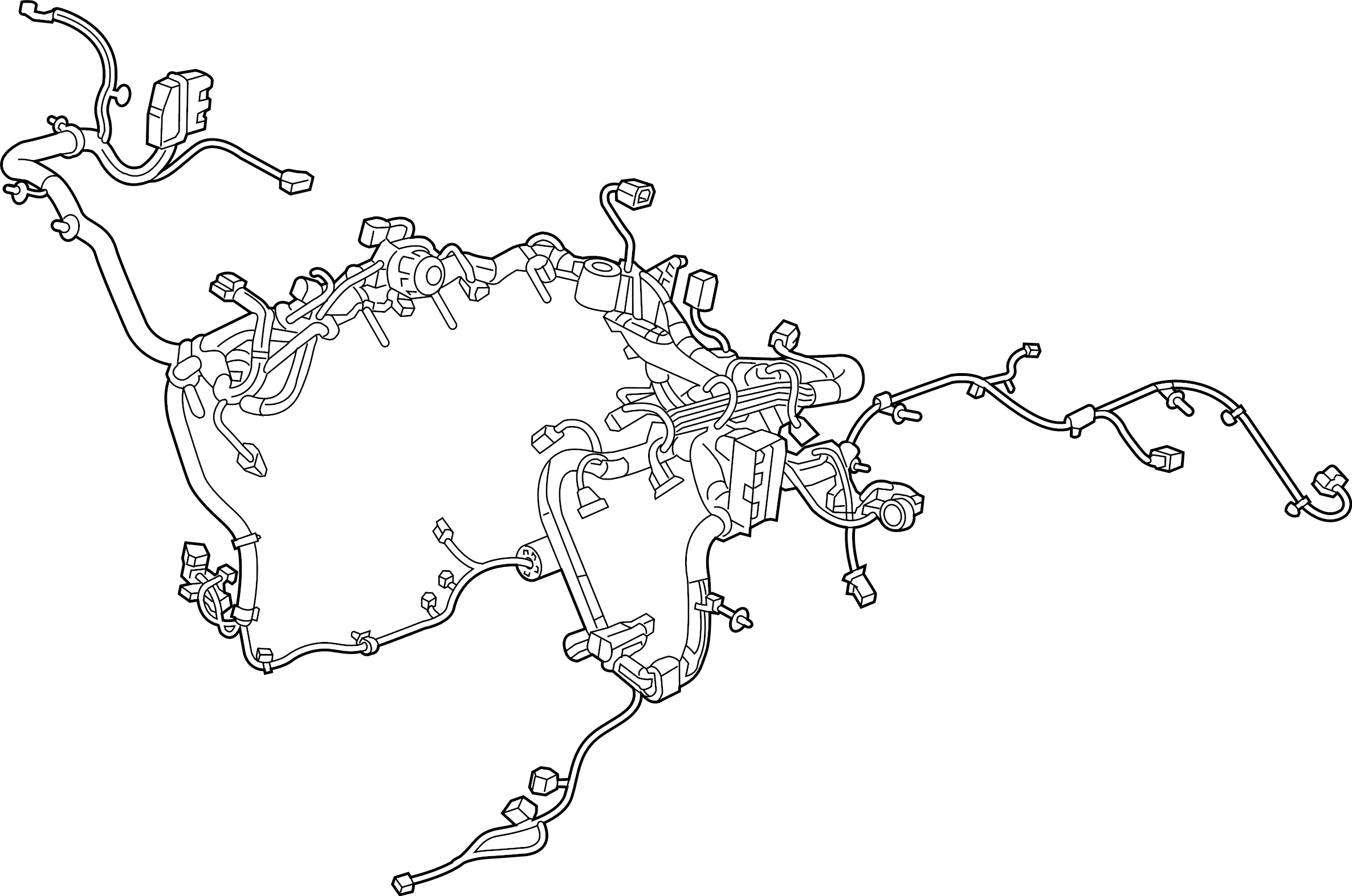Authentic Honda Civic Engine Wiring Harness: Precision-Engineered Electrical Connectivity