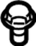 View W505258S439 Tailgate Hinge Bolt Full-Sized Product Image