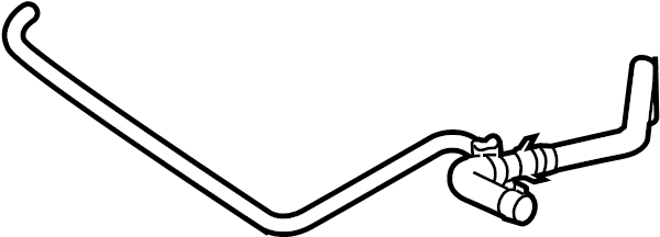 View 68237767AC Hose. Heater. Return. Engine Coolant Overflow. HVAC. Tube.  Full-Sized Product Image