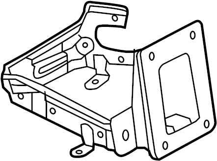 View MB3Z6K864C Intercooler Bracket (Upper) Full-Sized Product Image