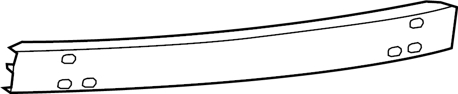 View 68207359AB Bumper Impact Bar (Rear) Full-Sized Product Image