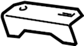 View 4578287AD Bracket. Catalytic. Brace. (Front) Full-Sized Product Image