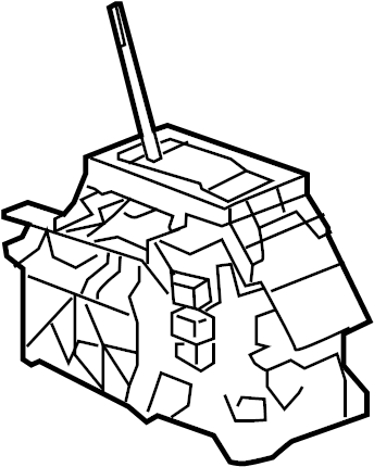 View 52124793AE Automatic Transmission Shift Lever Full-Sized Product Image