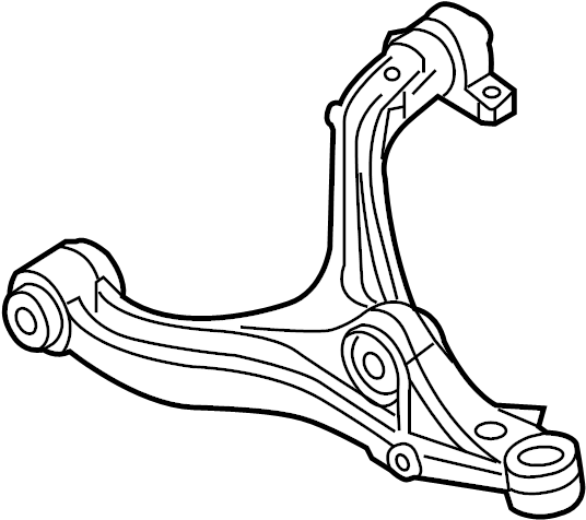 View 68282728AC Suspension Control Arm (Lower) Full-Sized Product Image